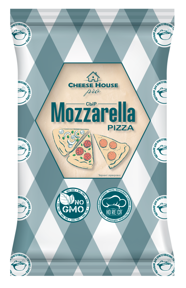 Сыр Mozzarella Pizza, 40% 200 гр. ТМ Cheese House pro