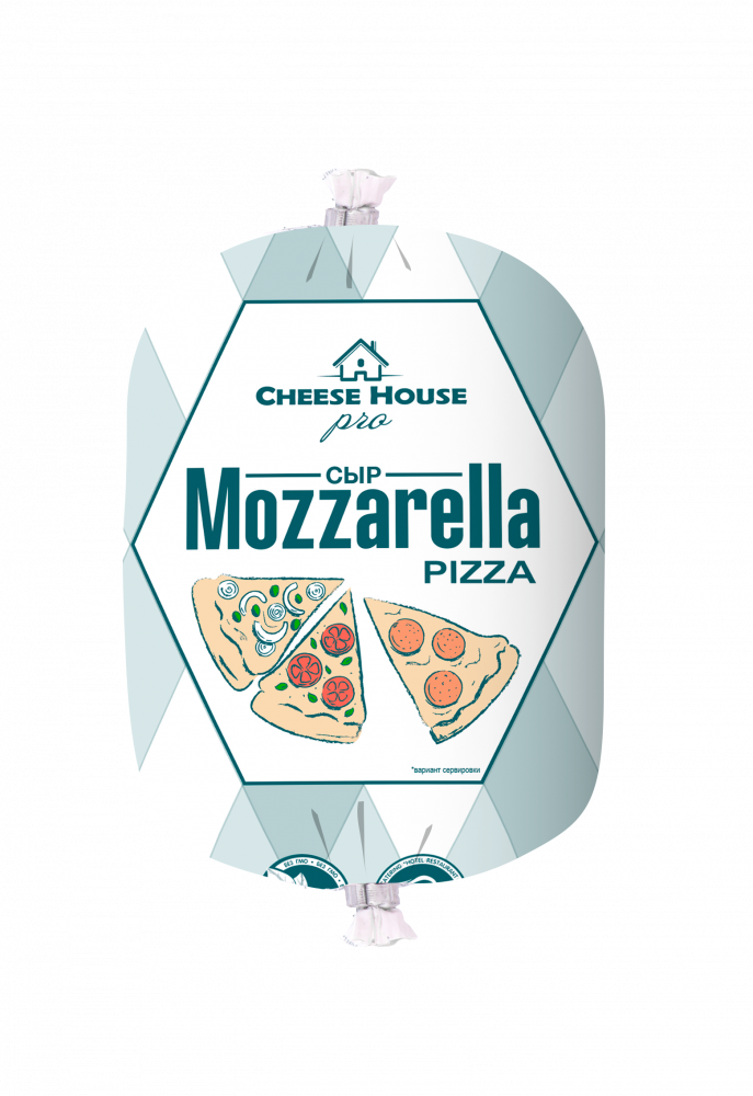Сыр Mozzarella Pizza 40% 0,5 кг. ТМ Cheese House pro